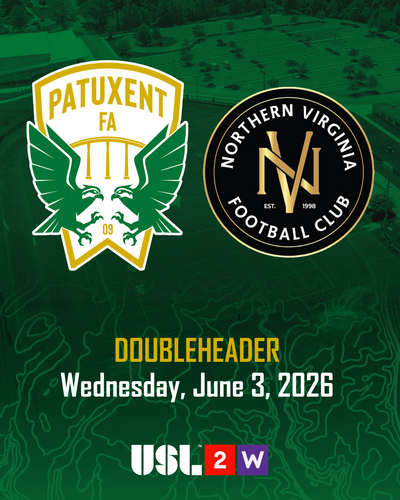 Patuxent FA vs NOVA FC Doubleheader (USL W & USL 2 Matches)  poster