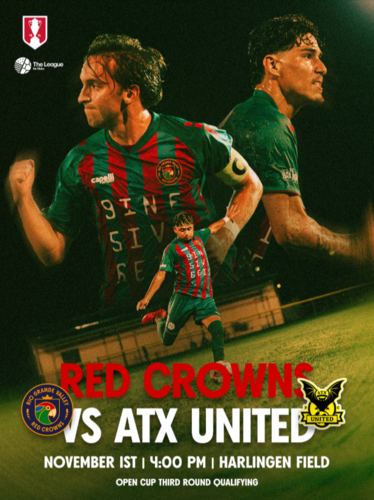 US Open Cup Qualifying Round 3: RGV Red Crowns vs ATX United poster